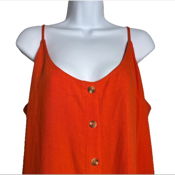 Lulus Women’s Mini Sun Dress XL Spaghetti Sleeveless Linen Pullover Sundress - Picture 4 of 13